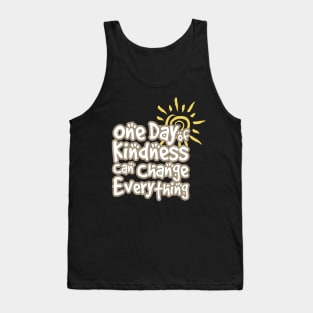 'One Day Of Kindness' Food and Water Relief Shirt Tank Top